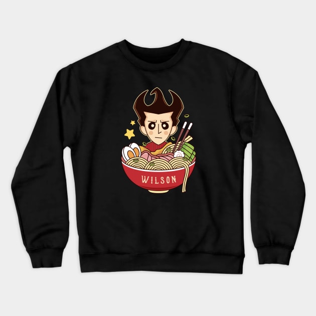 The Gentleman Scientist Ramen Crewneck Sweatshirt by Lagelantee